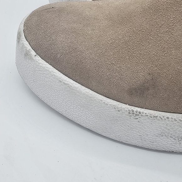 Blondo Haven Womens Platform Boots Side Zip Faux Fur Suede Sand Size 7.5 NEW - Picture 6 of 10